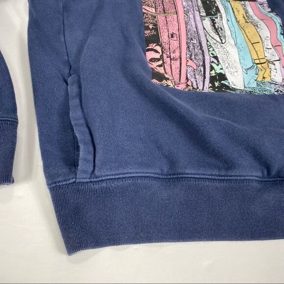 Aeropostale Blue SO CAL Surfboard Sweatshirt Hoodie L - Picture 5 of 8
